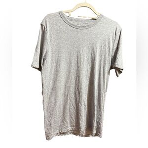 Perry Ellis Womens Light Gray‎ Casual Short Sleeve Tee Sz L